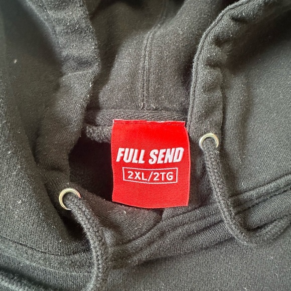 Full Send Nelk Boys Spellout Hoodie Size XXL - Picture 3 of 4
